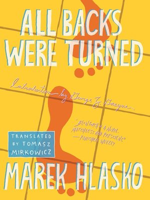 cover image of All Backs Were Turned